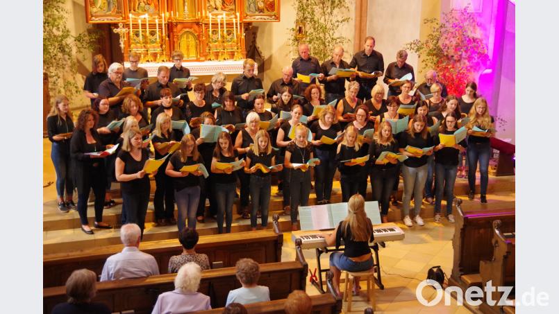 Die „Famous Melodies Singers“ begeisterten die Zuhörer bei ihrem Konzert im Johannesdom. brj