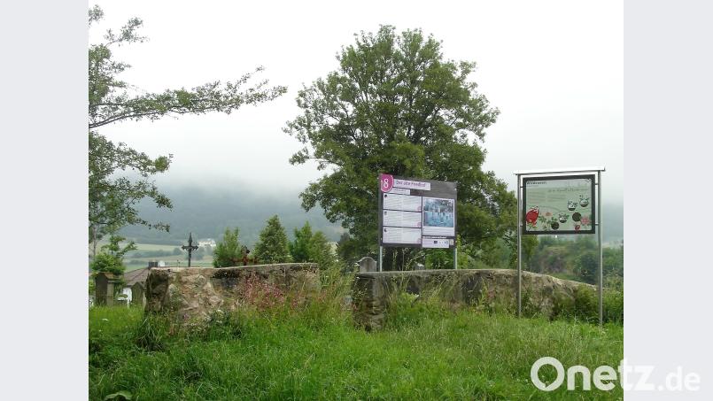 Die ersten Schilder weisen schon mal auf den Ewilpa Waldeck hin. Offizielle Eröffnung ist am kommenden Samstag. hl