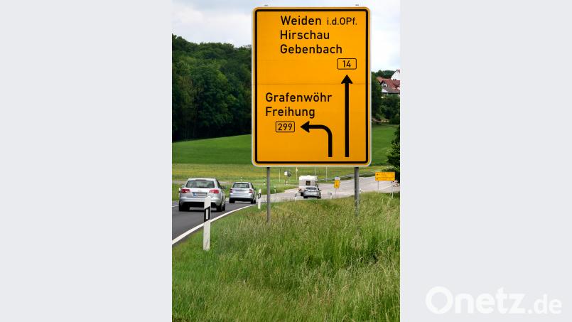 Hier geht's ab Montag weiter mit den Bauarbeiten zur Erneuerung der B 299.  [HTL]