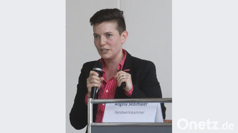 Angela Sedlmaier empfiehlt dem Handwerk neue Wege bei der Mitarbeitersuche. Hirsch (RHI), Rudolf [RHI] (<a href=