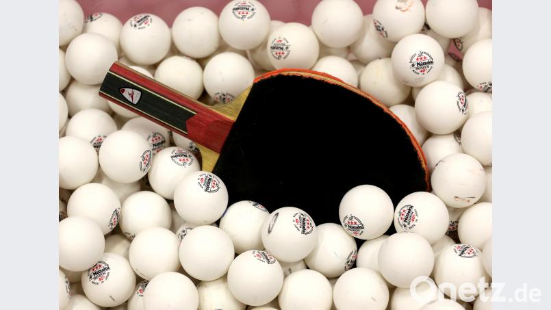 In Neumarkt waren die jungen Tischtennisspieler zugange. dpa