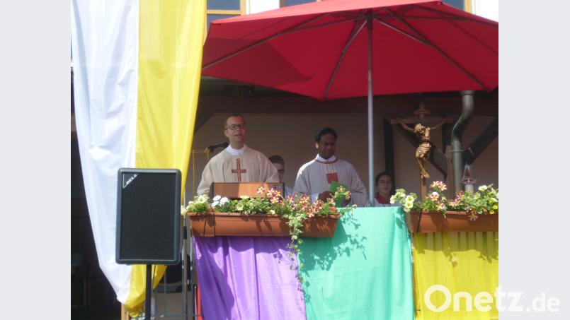 Den Festgottesdienst und die Predigt hielt Stadtpfarrer Thomas Helm aus Amberg St. Martin. mtm