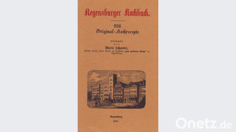 Titelseite des „Regensburger Kochbuchs“, 1. Auflage 1866. exb