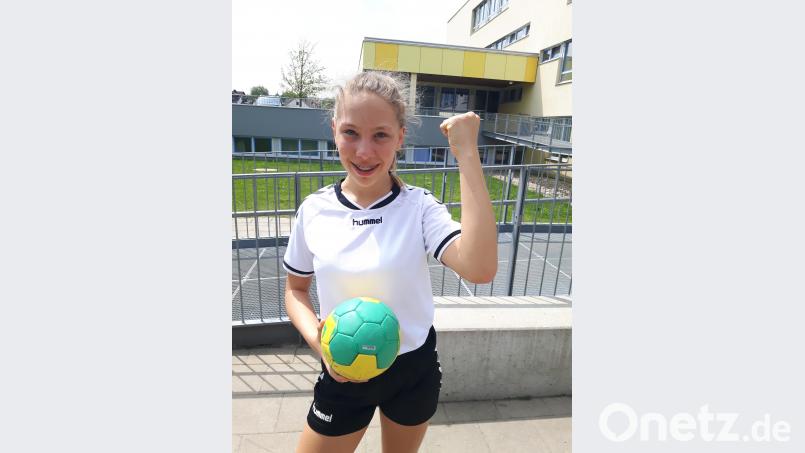 Paula Landgraf vom HV Oberviechtach tritt mit der Ostbayern-Auswahl bei einem Turnier gegen die stärksten Teams des Freistaates an. exb