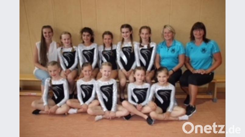 Die erfolgreichen TSG-Turner beim Turncup in Erbendorf. bk