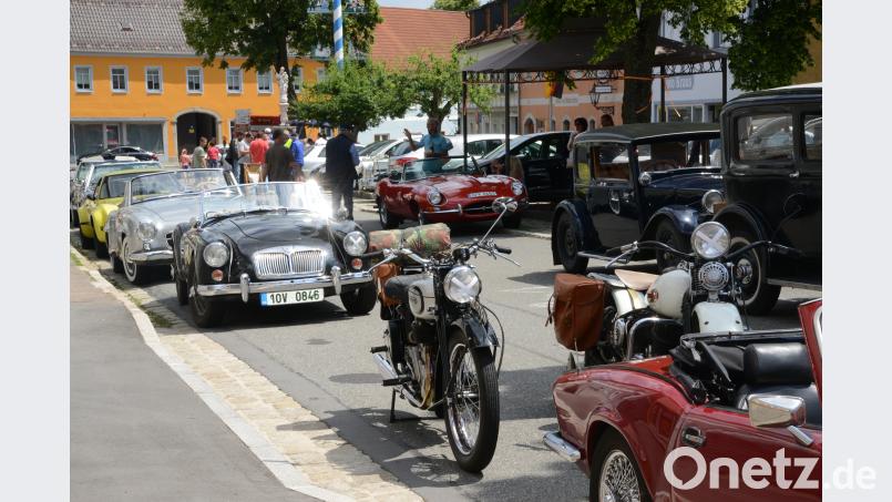 Ein toller Anblick bot sich den Besuchern des Marktplatzes bei der Sascha-Kolowrat-Rallye. bey