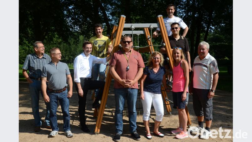 Sehr zufrieden mit der Qualität der Weidener Kinderspielplätze zeigten sich die Christsozialen. Kunz, Helmut