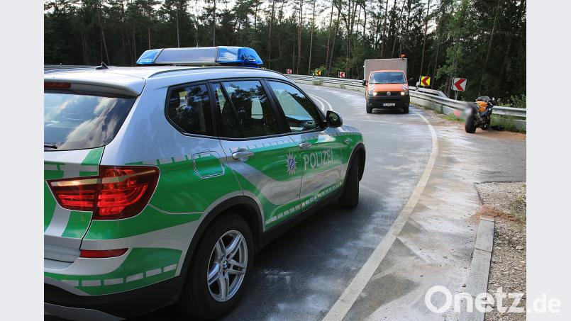 Dank seiner Schutzkleidung wurde der Fahrer nicht ernsthaft verletzt. Jürgen Masching