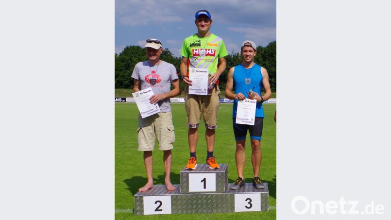 Die Sieger des Hauptlaufes bei den Herren waren Christian Herold, Markus Lippert und Christoph Lottner. mab