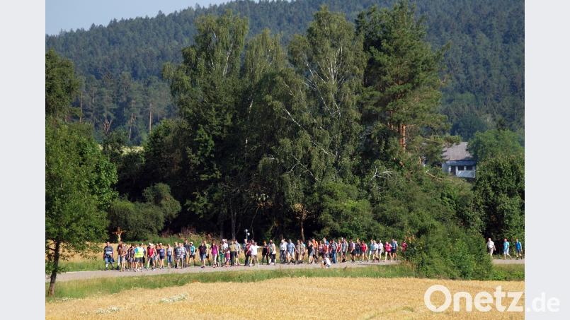 Am vergangenen Samstag nahmen 100 Gläubige an der 315. Wallfahrt zur Gnadenkirche „Maria Heil der Kranken“ teil. Gegen 16.30 Uhr kamen sie auf dem Habsberg an. sön