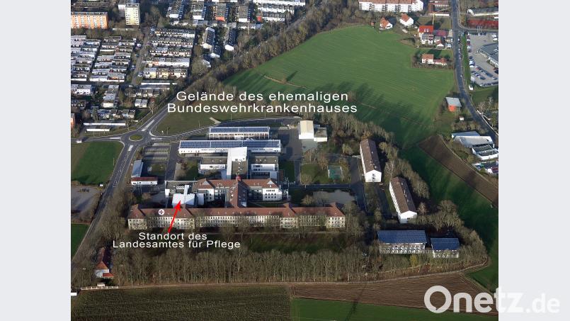 Als Mieter im ehemaligen OP-Bereich des Bundeswehrkrankenhauses nimmt das Landesamt für Pflege in Amberg seine Tätigkeit auf. Bernd Georgi