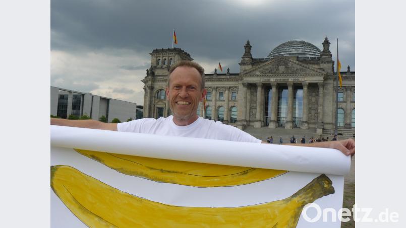 Michael Werner vor dem Reichstag exb