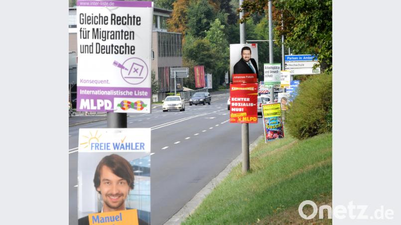 Wird alles mit Wahlplakaten der Parteien vollgepflastert, erregt das schnell einmal den Unmut der Bürger. Eine Regelung soll jetzt helfen. Bild: Stephan Huber