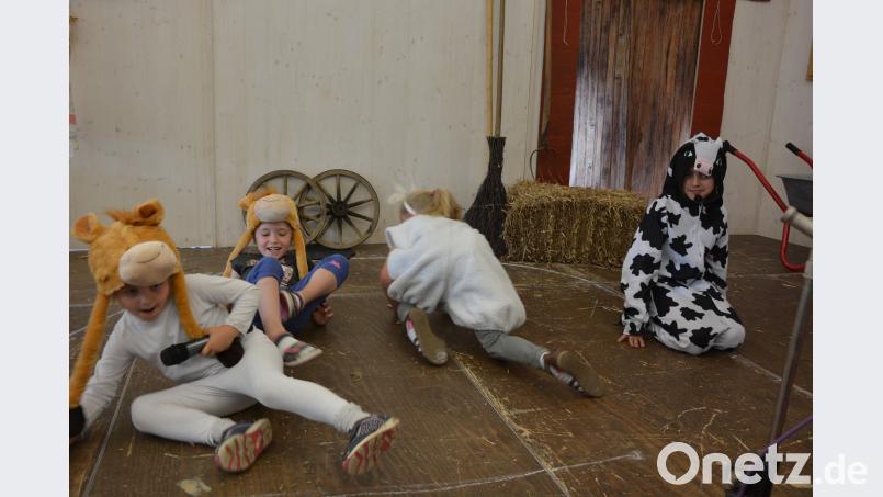 Mitunter ging es auf der Bühne recht turbulent zu. jr