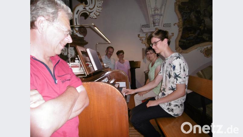 Renate Werner begeistert fürs Orgelspielen. mma