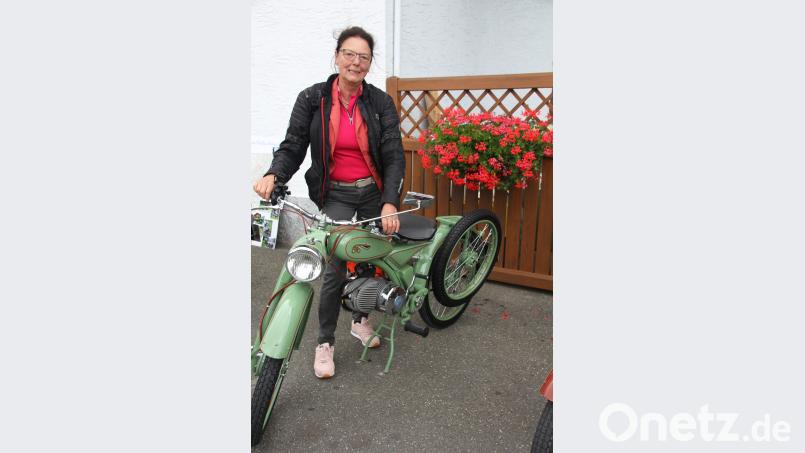 Einige der Imme-Motorräder haben auch ein „Ersatzrad“ dabei. frd