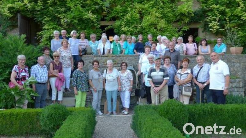 Der Seniorenausflug führte auch zu Schloss Zeilitzheim. exb