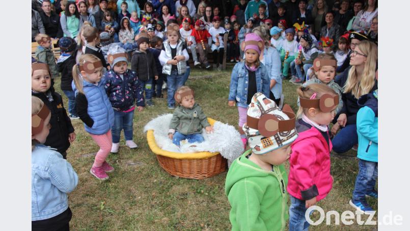 Auch der Kinderhort wirkte beim Sommerfest aktiv mit. kro