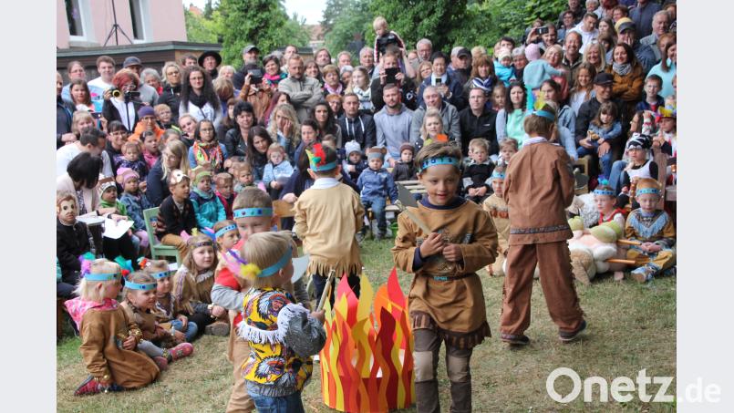 "Die Hankerler" auf Entdeckungsreise in Amerika. Das Interesse am Sommerfest war enorm. kro