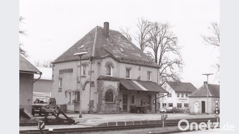 Diese Aufnahme vom Oberviechtacher Bahnhof stammt aus dem Jahr 1991. lg