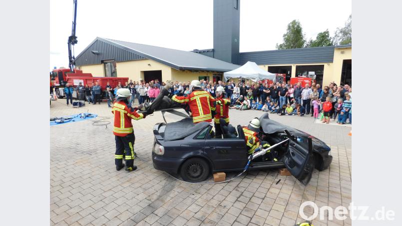Tag der offenen Tür bei der Stützpunktfeuerwehr. hai
