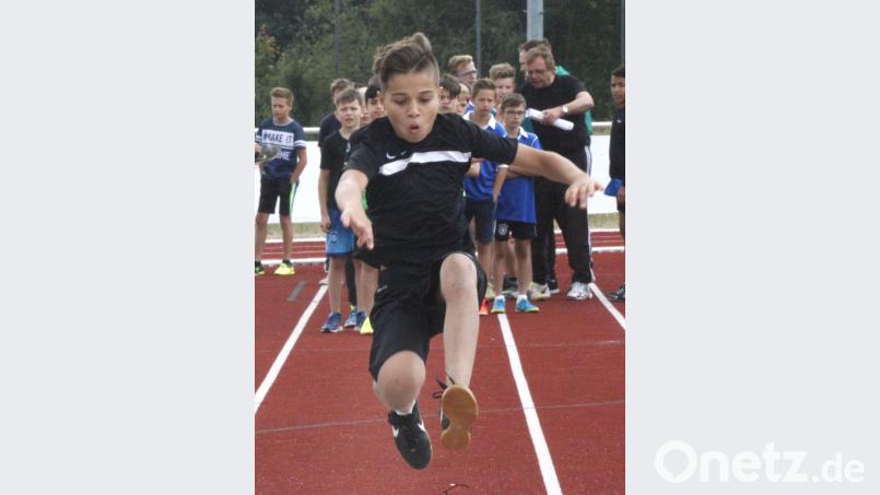 Die Schüler zeigten beim Sportfest im Sportpark gute Leistungen. Hirsch