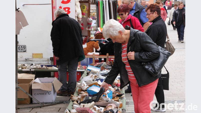 Reichlich Auswahl an Schuhen gab es. kro