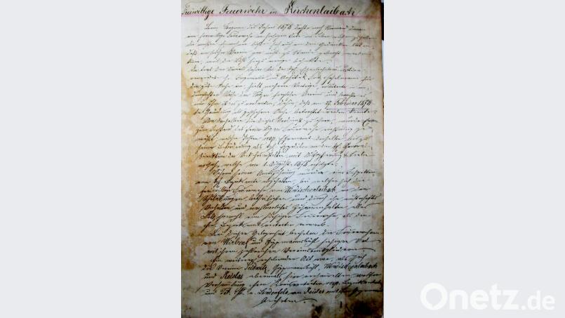 Das Gründungsprotokoll vom 27. Februar 1878 hai