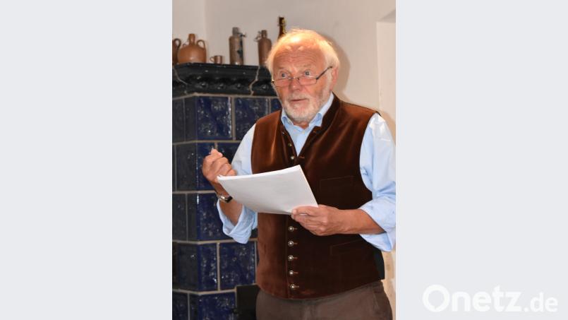 Autor Dieter Radl bei seiner Lesung im Museum rgr