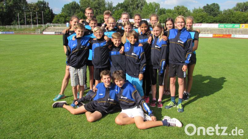 Die strahlenden Meister des TV Amberg. glg