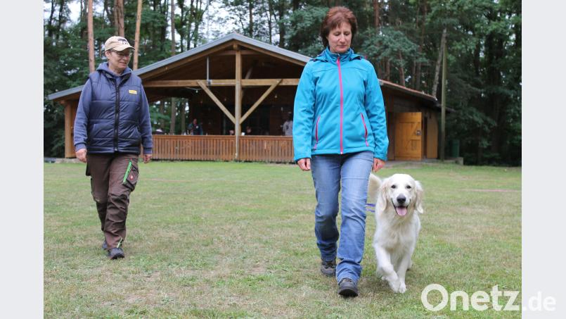 Andrea Obermeier (rechts) bekommt von Ringsteward Brigitte Lichtenberger Anweisungen für die Freifolge. Kochherr