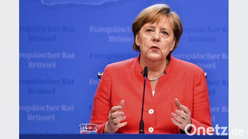 Angela Merkel verteidigt  eine Asylpolitik, die längst andere bestimmen. Geert Vanden Wijngaert/AP/dpa