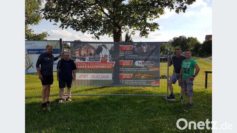 150 Jahre Feuerwehr Kaltenbrunn: Die Vorbereitungen für das Ereignsi laufen auf Hochtouren. bk