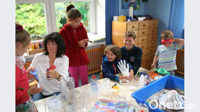 Forschen im  Kinderhaus macht Spaß. fpoz