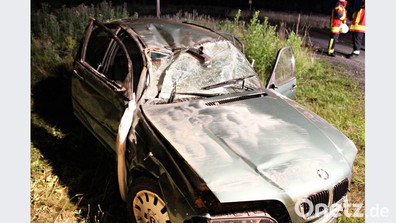 Bei einem schweren Verkehrsunfall bei Weiherhammer verletzten sich zwei Personen schwer, zwei leicht. Jürgen Masching