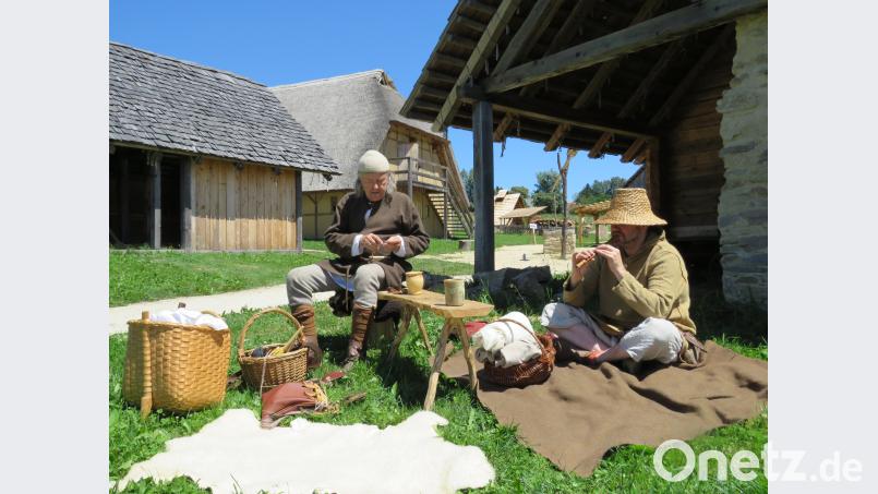 Dem Leben der Vorfahren nachspüren durften Besucher am Wochenende im Geschichtspark Bärnau-Tachov. ubb