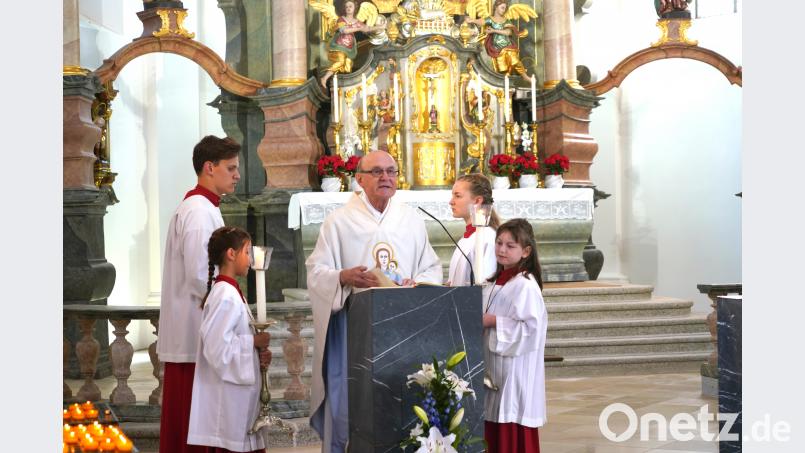 Stadtpfarrer Andreas Uschold aus Weiden war der Hauptzelebrant beim Patrozinium der Wallfahrtskirche Mariä Heimsuchung. fvo