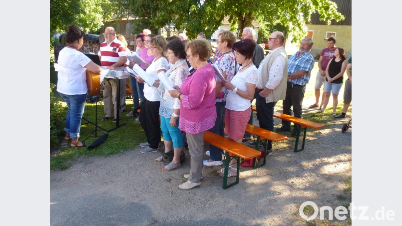 Der Kirchenchor gestaltete den Patroziniumsgottesdienst in Denglarn. mad