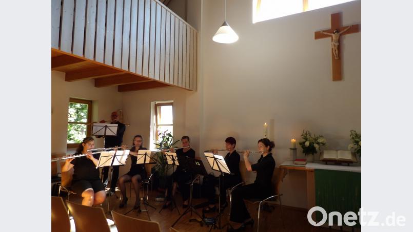 Mit ansprechender Musik begleitete das Querflötenregister den Gottesdienst anlässlich des evangelischen Gemeindefests. ibj