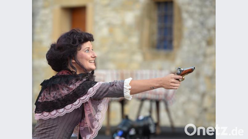 Lola Montez (Barbara Trottmann). Bild: Tobias Schwarzmeier Tobias Schwarzmeier