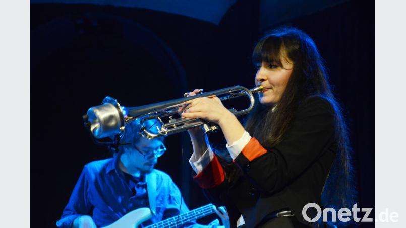 Trompeterin Angela Avetisyan erinnert mit ihrem Stil an den großen Miles Davis. Michael Scheiner