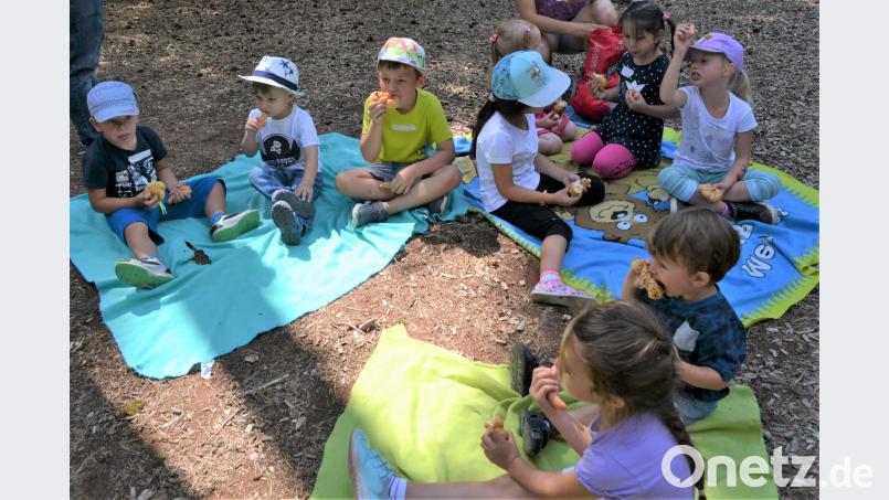 Als sich Hunger und Durst meldeten, wurde erstmal Pcknick gemacht. Gradl, Renate [RGR]