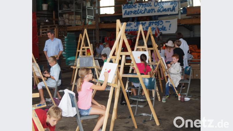 Der Malkurs der Freunde der Kunst mit Kathrin Gierlach ist jedes Jahr ein Renner. weu