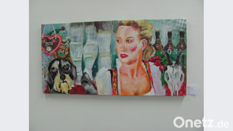 Bayern pur stellte ein Gemälde von Stefanie Stangl dar. sei