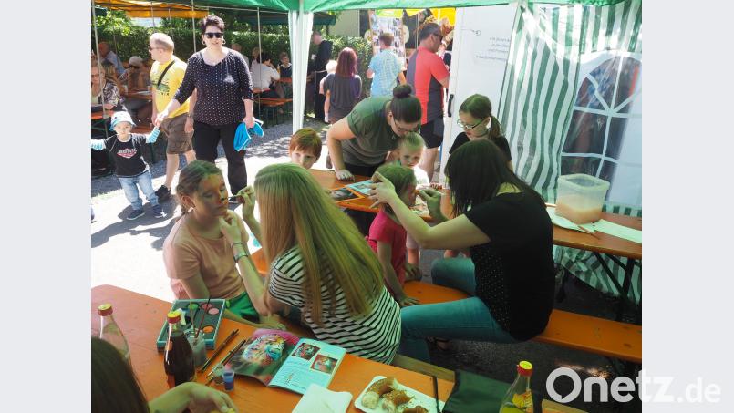 Sehr gefragt bei den Kids ist die Schminkecke. stn