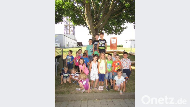 Vorschulkinder beim Labor-Erlebnistag. fvo