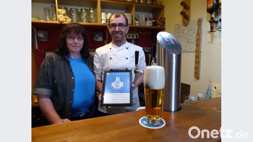 Norbert Mair und Lebensgefährtin Karin freuen sich über die Auszeichnung. Völkl