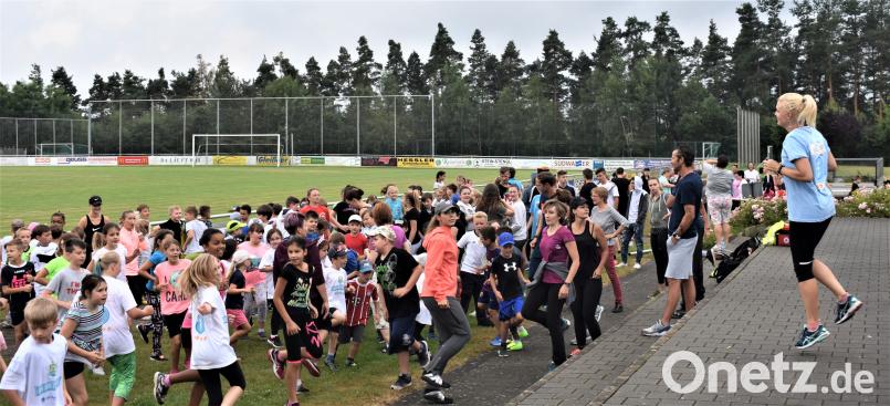 Vor der Challenge ist Warmlaufen angesagt. RGR