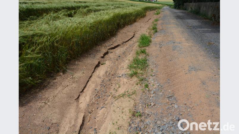 Auch mehr als einen Monat nach den Starkregenereignissen sind die Spuren rund um Höflas noch immer sichtbar. jr