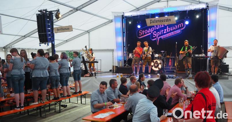 Am zweiten Festtag gabe die Stoapfälzer Spitzbuam den Ton an. Bild: gz GZ